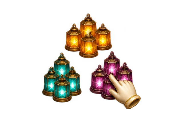 Lantern Nim game objects