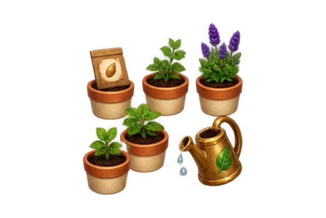 Midnight Garden game objects