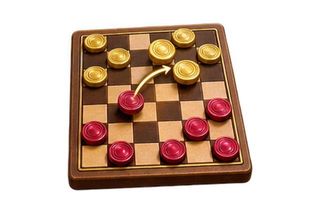 Moon Checkers game objects