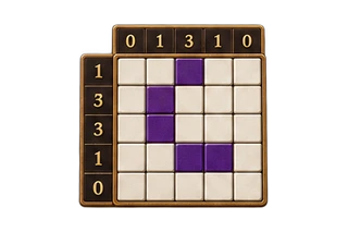 Moon Nonogram game objects