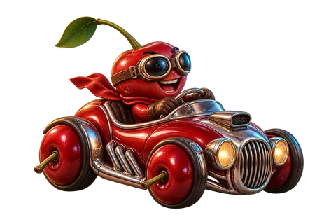 Cherry Overdrive game characters and objects