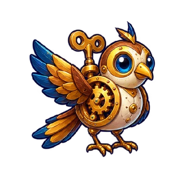 Clockwork Wing game characters and objects