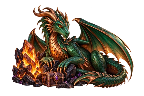 Dragon's Fury game characters and objects