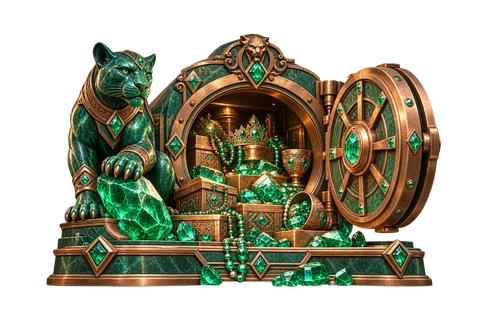 Emerald Vault game characters and objects